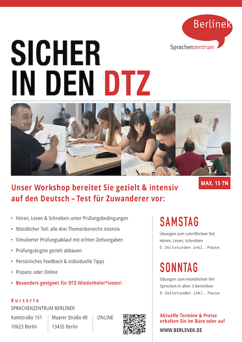Pruefungsvorbereitung DTZ Workshop